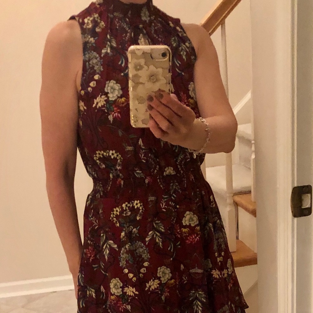 Dress with open back